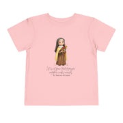 Saint Thérèse Toddler Shirt, Catholic Tee for Kids, Faith-Based Gift