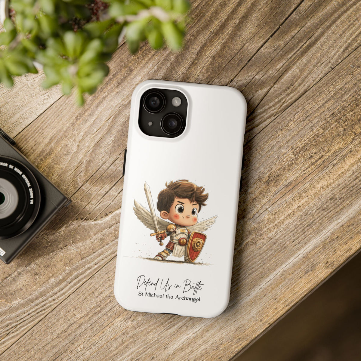 Samsung  St. Michael the Archangel Tough Phone Case with Inspirational Quote