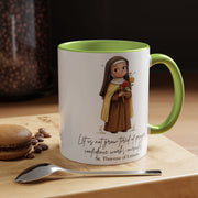 Cute Saint Therese of Lisieux Mug  Catholic Gift  Faith-Inspired Coffee Cup