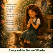 Avery and the Storm of Worries — interior page preview