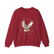 Veni Sancte Spiritus Holy Spirit Dove Sweatshirt | Religious Christian Design