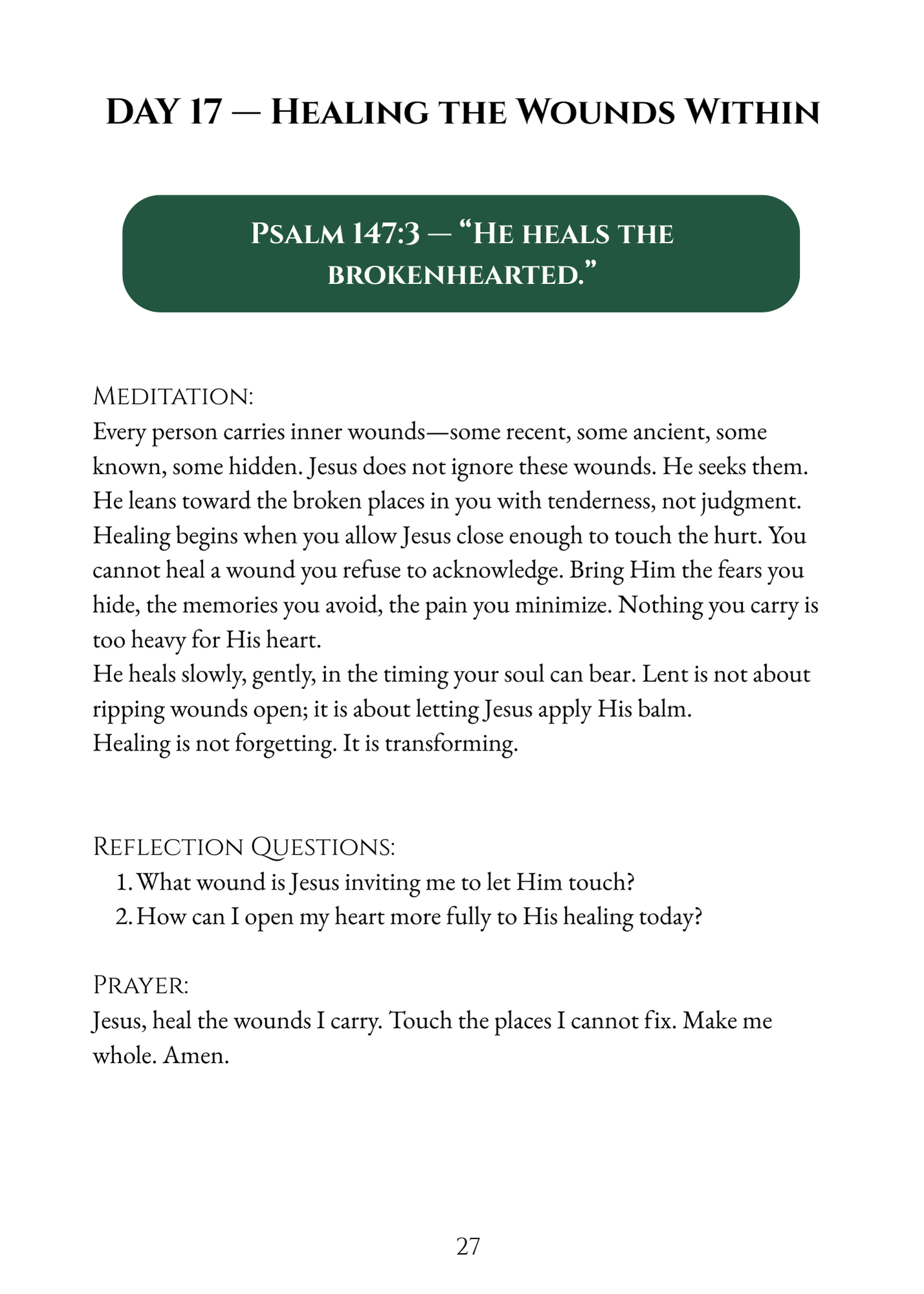 Return to Me: Lenten Prayer Guide: English- WHOLESALE