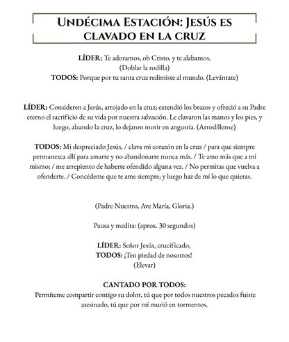 Stations of the Cross Spanish - WHOLESALE