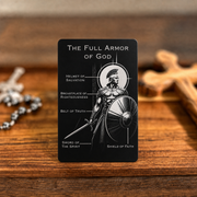Full Armor of God Holy Card - PREMIUM METAL