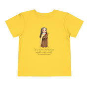 Saint Thérèse Toddler Shirt, Catholic Tee for Kids, Faith-Based Gift
