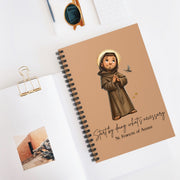 Saint Francis of Assisi Journal, Catholic Notebook, Faith-Inspired Writing Gift