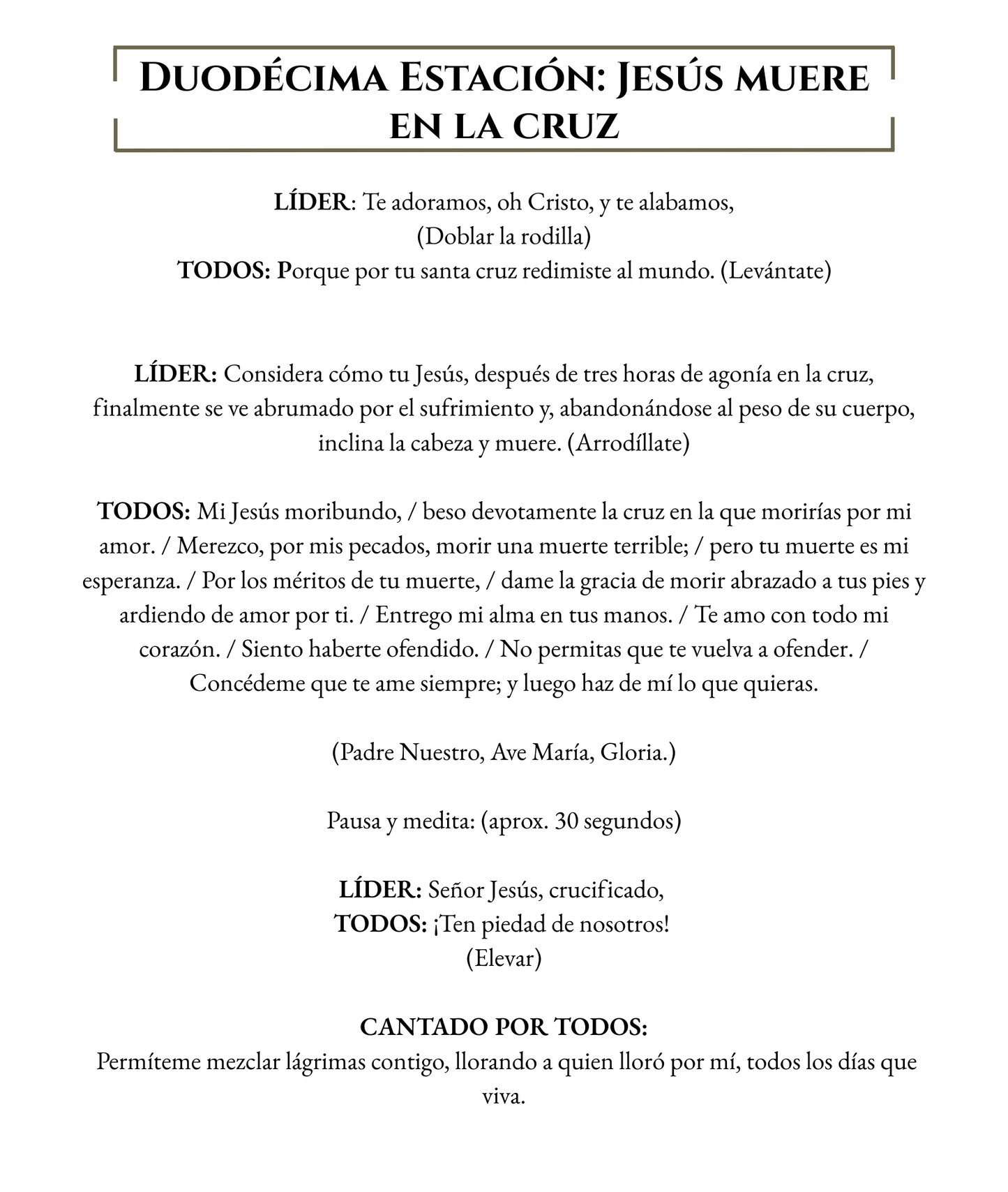 Stations of the Cross Spanish - WHOLESALE