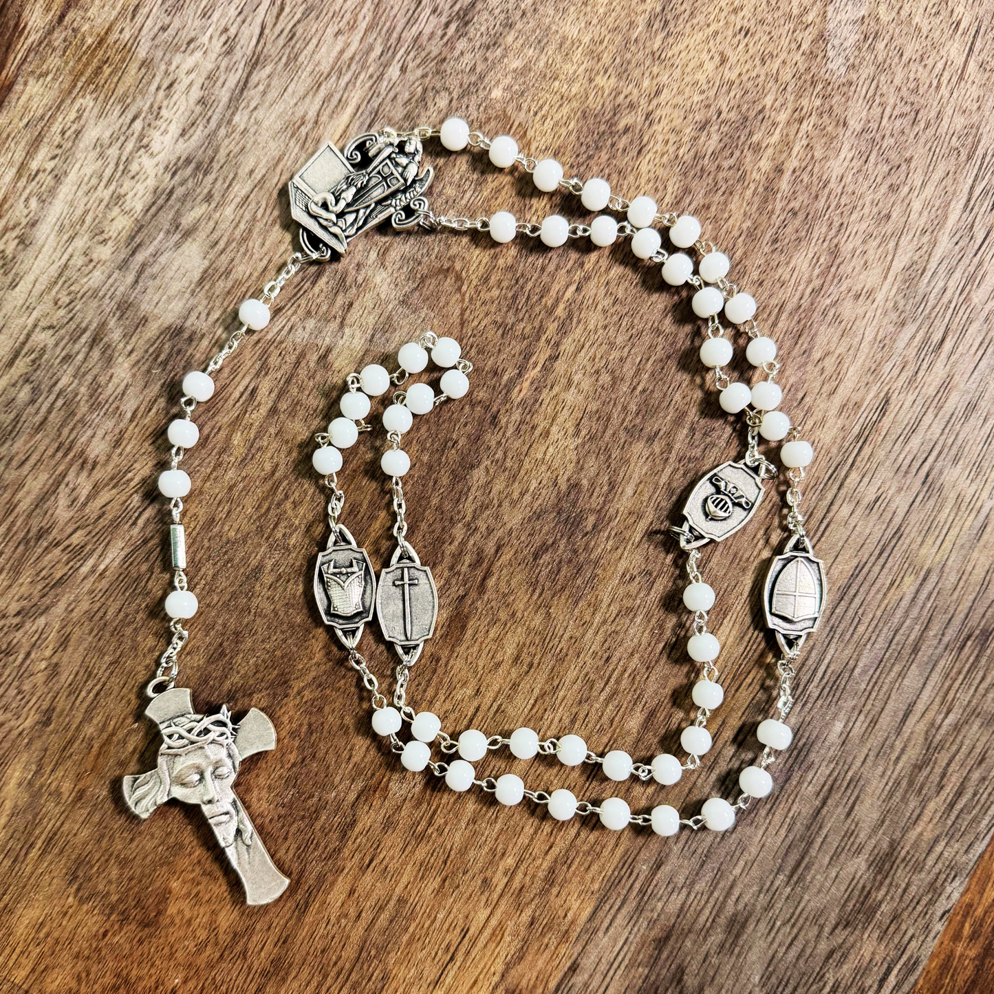 Armor of God Purity Rosary + Scriptural Rosary Purity Book