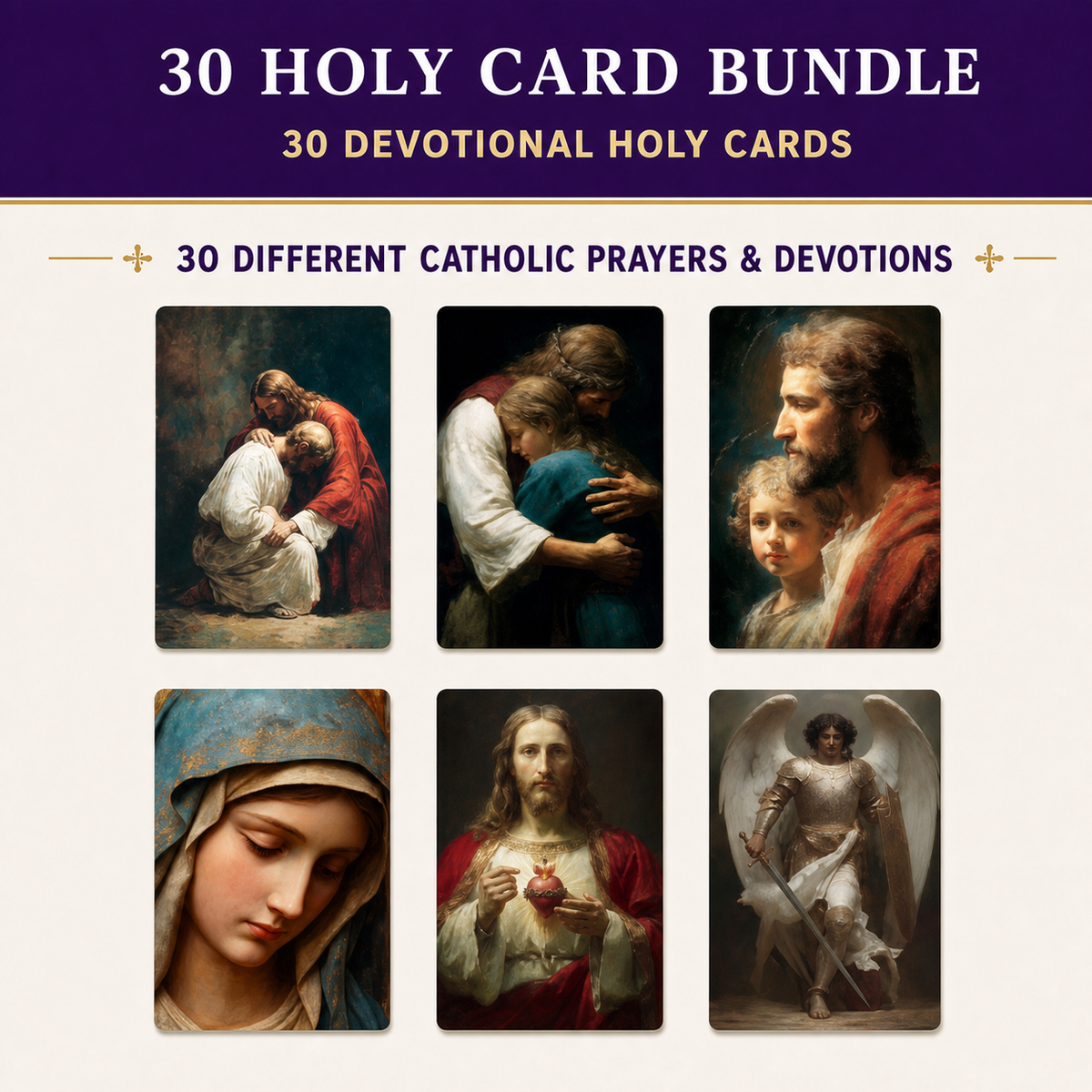 30 Holy Card Bundle