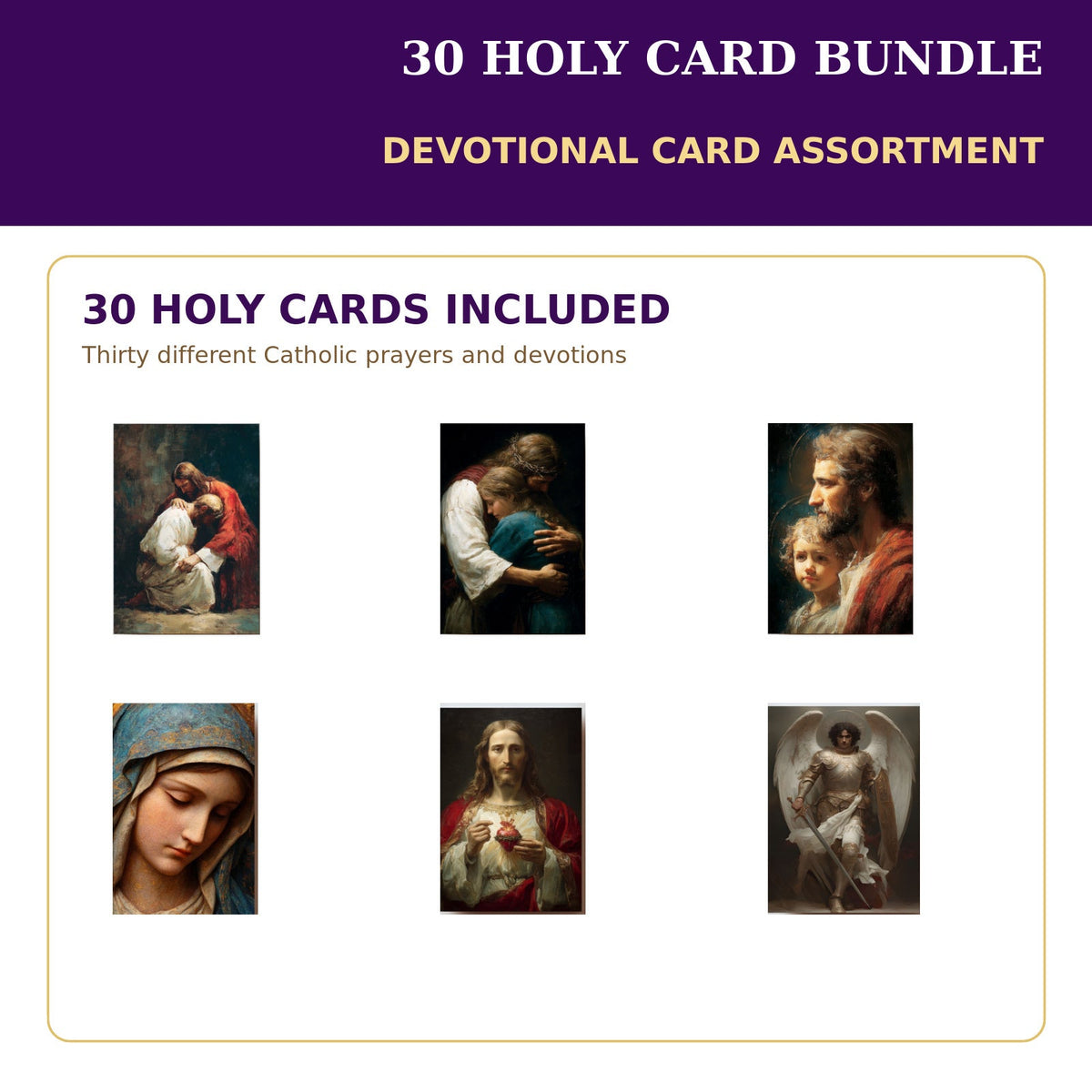 30 Holy Card Bundle