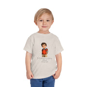 Saint Carlo Acutis Toddler Shirt, Catholic Tee for Kids, Faith-Based Gift