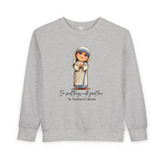 Mother Teresa Toddler Sweatshirt, Catholic Kids Apparel