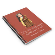 Saint Thérèse of Lisieux Journal, Catholic Notebook, Faith-Inspired Writing Gift