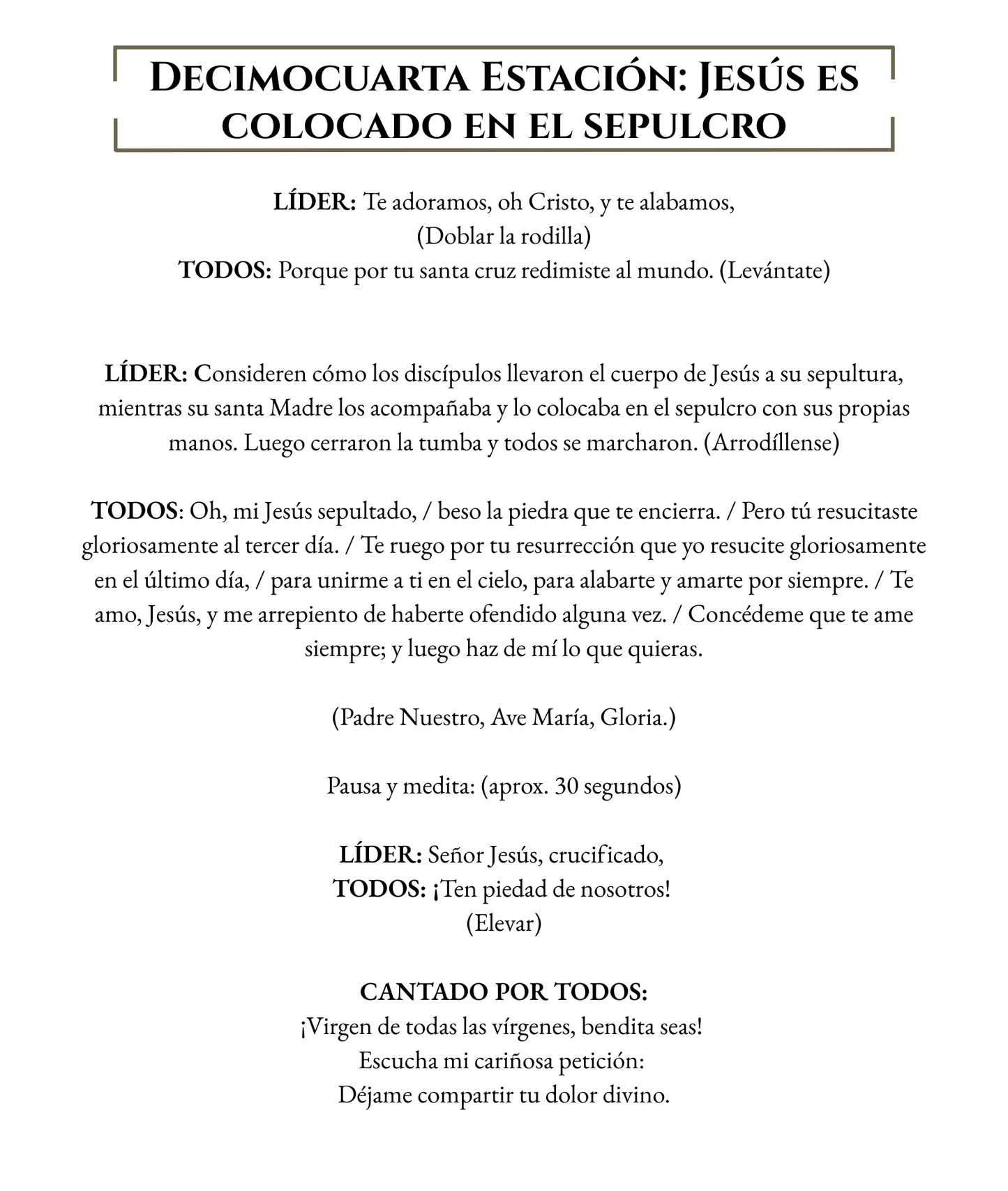 Stations of the Cross Spanish - WHOLESALE