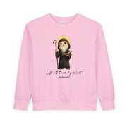 Saint Benedict Toddler Sweatshirt, Catholic Apparel for Kids