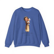 Saint Gianna Molla Adult Sweatshirt, Catholic Gift, Faith Apparel in 13 Colors
