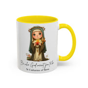 Cute Saint Catherine of Siena Mug  Catholic Gift  Faith-Inspired Coffee Cup