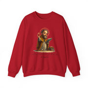 Stylish Cute Saint Augustine Adult Sweatshirt  Catholic Gift  Faith Apparel in 13 Colors