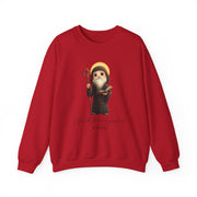 Saint Benedict Adult Sweatshirt, Catholic Gift, Faith Apparel in 13 Colors