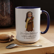 Cute Saint Therese of Lisieux Mug  Catholic Gift  Faith-Inspired Coffee Cup