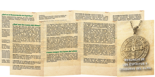 Renunciation Prayers and Breaking Soul Ties (Catholic SPANISH version) - 8pg mini pamphlet - from $1 (Copy)