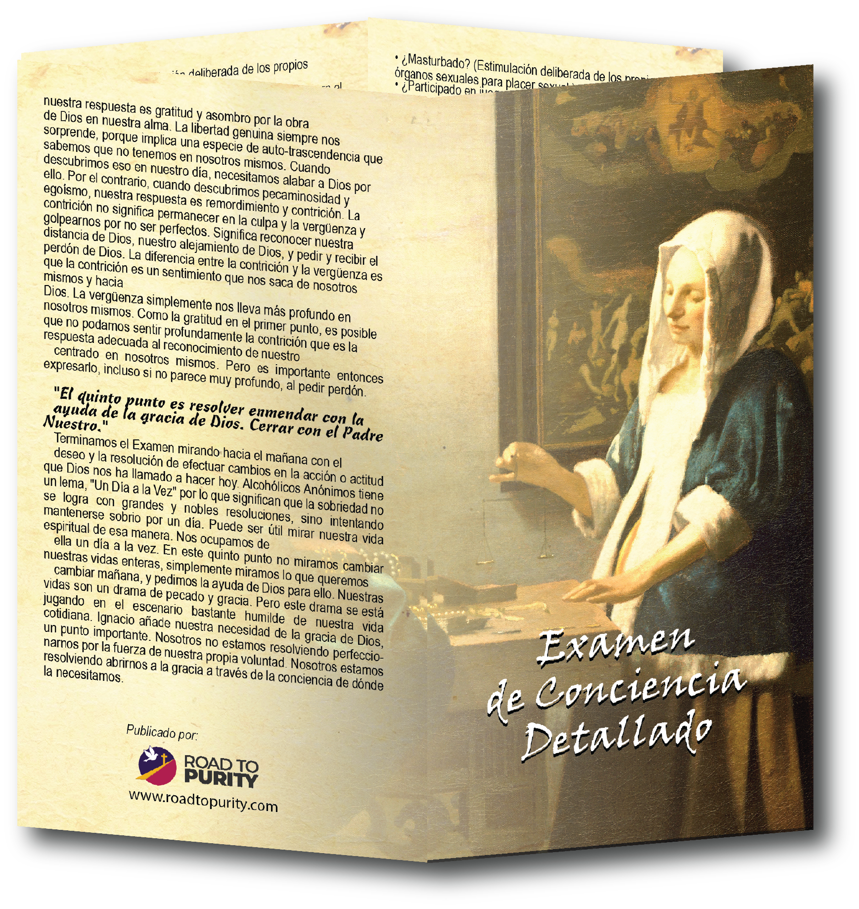 Detailed Examination of Conscience - Prayer Card -SPANISH