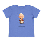 Saint John Paul II Toddler Shirt, Catholic Tee for Kids, Faith-Based Gift