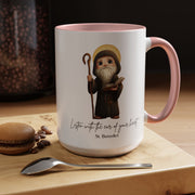 Cute Saint Benedict Mug  Catholic Gift  Faith-Inspired Coffee Cup