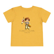 Saint Joan of Arc Toddler T-Shirt, Catholic Kids Tee, Courage & Faith Shirt