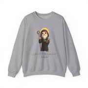 Saint Benedict Adult Sweatshirt, Catholic Gift, Faith Apparel in 13 Colors