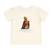 Saint Ignatius of Loyola Toddler Shirt, Catholic Tee for Kids, Faith-Based Gift