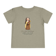 Saint Thérèse Toddler Shirt, Catholic Tee for Kids, Faith-Based Gift