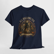 All Hallows' Eve Portrait Tee Vintage Gothic Halloween Shirt All Souls Day Gift for Her Apparel