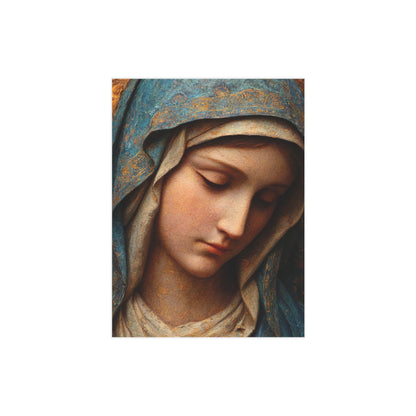 Blessed Virgin Mary Print — Religious Wall Art (Unframed)