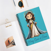Queen of Peace Journal, Catholic Notebook, Faith-Inspired Writing Gift