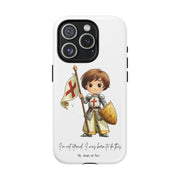 St Joan of Arc Phone Case, Tough Magnetic Case, Inspirational Quote