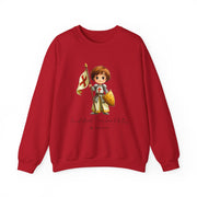Soft Cute Saint Joan of Arc Adult Sweatshirt Catholic Gift  Faith Apparel in 13 Colors