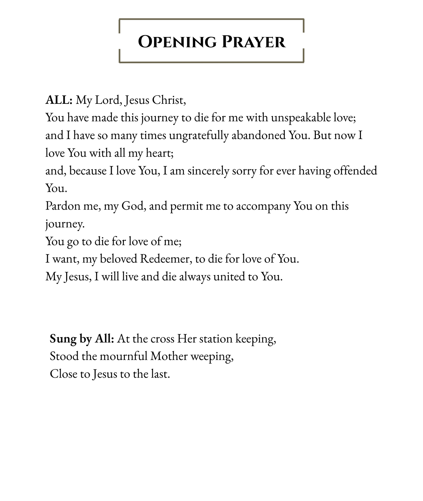 Stations of the Cross - Large Print - WHOLESALE