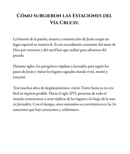 Stations of the Cross Spanish - WHOLESALE