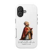 Samsung St Ignatius of Loyola Tough Phone Case with Inspirational Quote