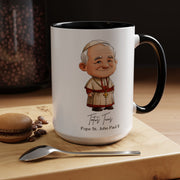 Cute Saint John Paul II Mug  Catholic Gift  Faith-Inspired Coffee Cup