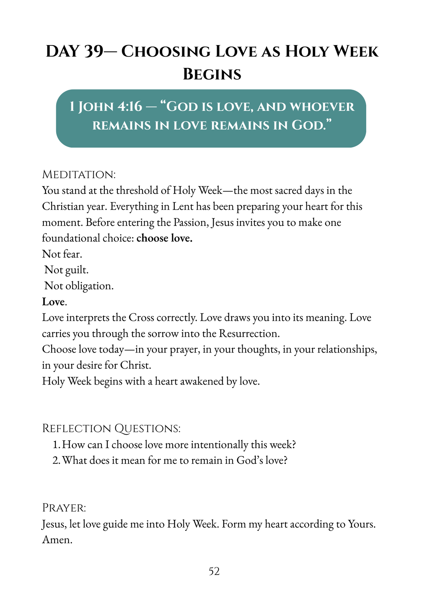 Return to Me: Lenten Prayer Guide: English- WHOLESALE