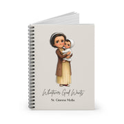 Saint Gianna Molla Journal, Catholic Notebook, Faith-Inspired Writing Gift
