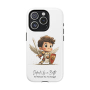 St Michael the Archangel Phone Case, Tough Magnetic Case, Spiritual Gift, Artful Protection, Nature Lover Accessory, Unique Smartphone Cover