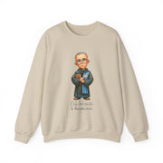 Saint Maximilian Kolbe Adult Sweatshirt, Catholic Gift, Faith Apparel in 13 Colors
