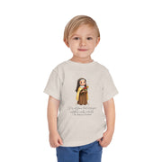 Saint Thérèse Toddler Shirt, Catholic Tee for Kids, Faith-Based Gift