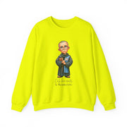 Saint Maximilian Kolbe Adult Sweatshirt, Catholic Gift, Faith Apparel in 13 Colors