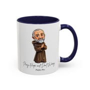 Cute Saint Padre Pio Mug  Catholic Gift  Faith-Inspired Coffee Cup