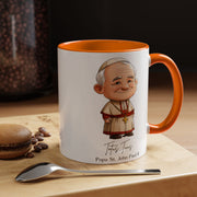 Cute Saint John Paul II Mug  Catholic Gift  Faith-Inspired Coffee Cup