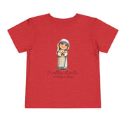 Cute Mother Teresa Toddler T-Shirt, Catholic Kids Tee, Kindness & Compassion Shirt, Christian Gift